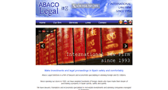 Desktop Screenshot of abacolegal.com